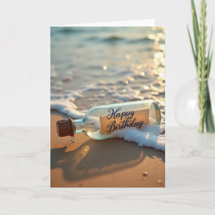Seaside Birthday Wishes Card