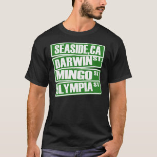 Seaside, California (Darwin, Mingo, Olympia) --Tee T-Shirt