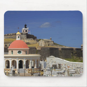 Seaside cemetery of Puerto Rico Mouse Mat