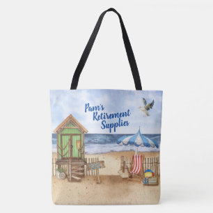 Seaside Day at the Beach Personalised Tote