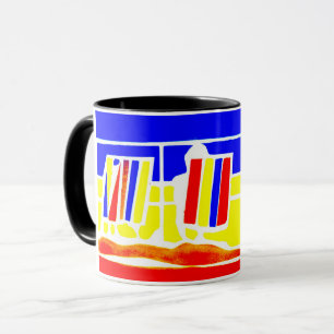 Seaside Deckchairs Mug