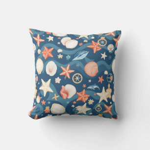 Seaside Escape Throw Pillows – Coastal Comfort