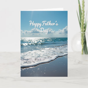 Seaside Fathers Day Wish Card
