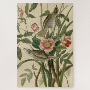 Seaside Finch (Sparrow) Audubon's Birds of America Jigsaw Puzzle