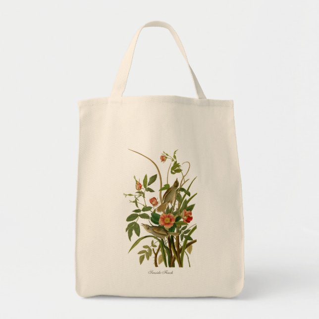 Seaside Finch Tote Bag (Front)