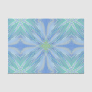 Seaside Floral Watercolor Abstract Pattern Tissue Paper