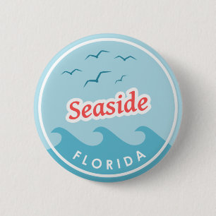 Seaside Florida Button