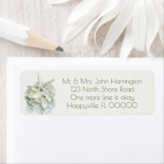 Seaside Garden Starfish Floral Return Address