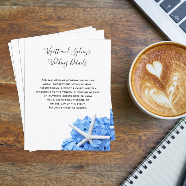 Seaside Garden Vertical Enclosure Details Invitation (Creator Uploaded)