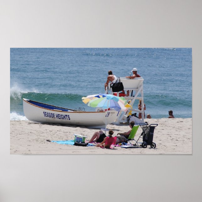 Seaside Heights Lifeguard Poster (Front)