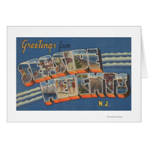 Seaside Heights, New Jersey - Large Letter Scene