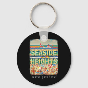 Seaside Heights New Jersey Nj Beachside Bliss Sd26 Key Ring