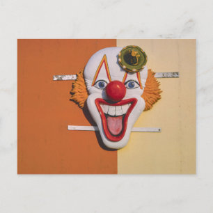 Seaside Heights NJ Clown Ornament 1978 Retro Postcard