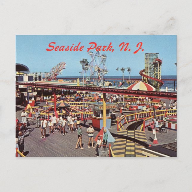 Seaside Heights, NJ Postcard (Front)