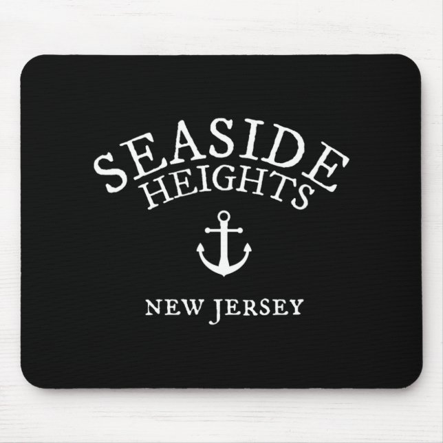 Seaside Heights Nj Shirt, New Jersey Sea Town  Mouse Mat (Front)