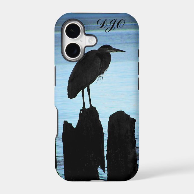 Seaside Heron Silhouette (Back)