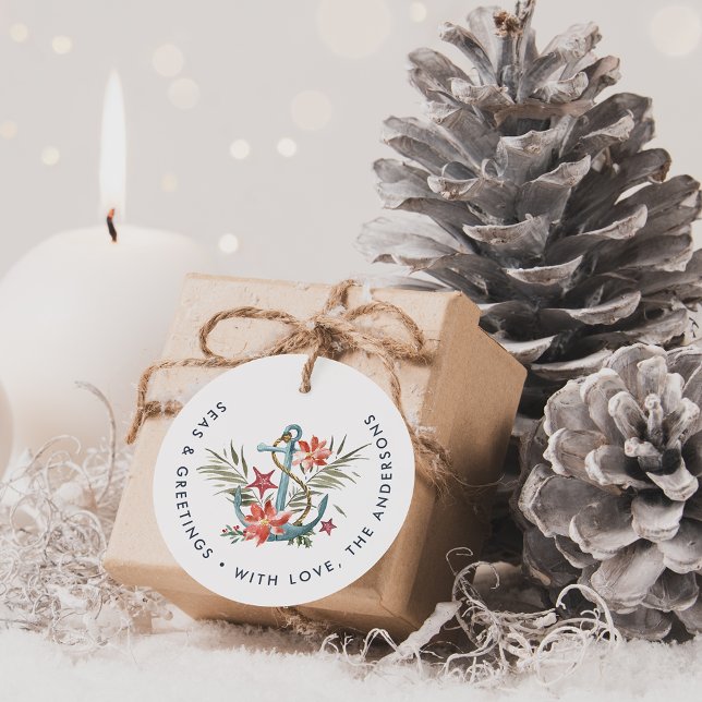 Seaside Holiday | Personalised Coastal Gift Tags (Creator Uploaded)