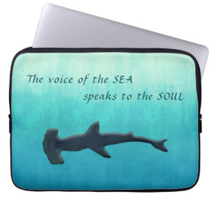 Seaside Inspirations Ombre Laptop Sleeve