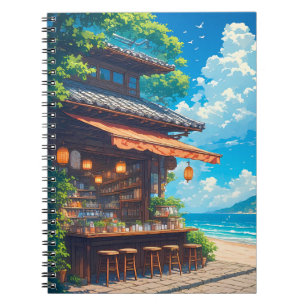Seaside Lantern Tea House Notebook
