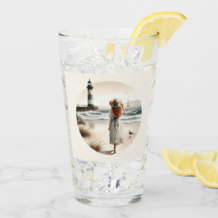 Seaside Lighthouse Stroll Glass