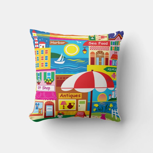 Seaside Memories Cushion (Front)