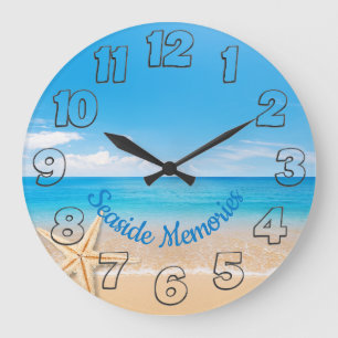 Seaside Memories Round Wall Clock