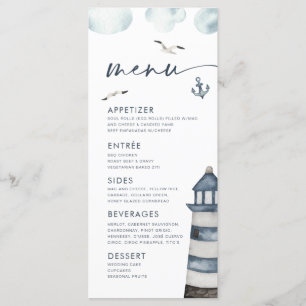 Seaside Menu