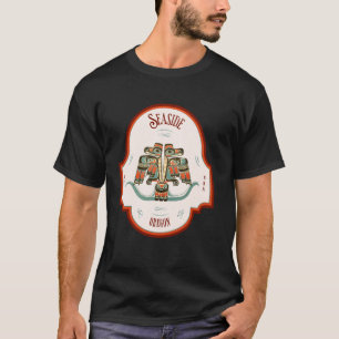 Seaside OR Thunderbird Totem Pacific Northwest Nat T-Shirt