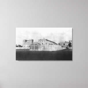 Seaside, Oregon Hotel and Turnaround Canvas Print