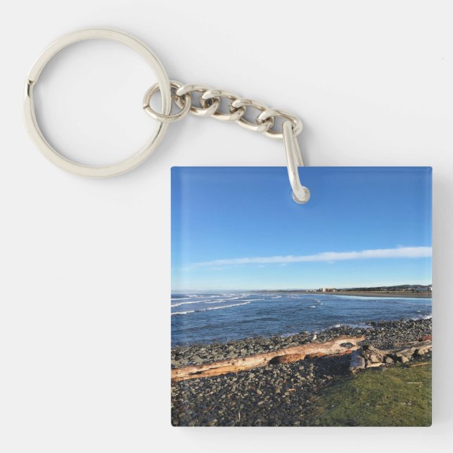 Seaside, Oregon Key Ring (Front)