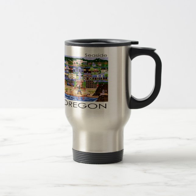 Seaside Oregon Travel Mug (Right)