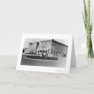 Seaside, Oregon View of Hotel Seaside Photograph Card