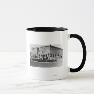 Seaside, Oregon View of Hotel Seaside Photograph Mug