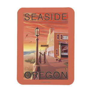 Seaside, OregonAquarium View Magnet