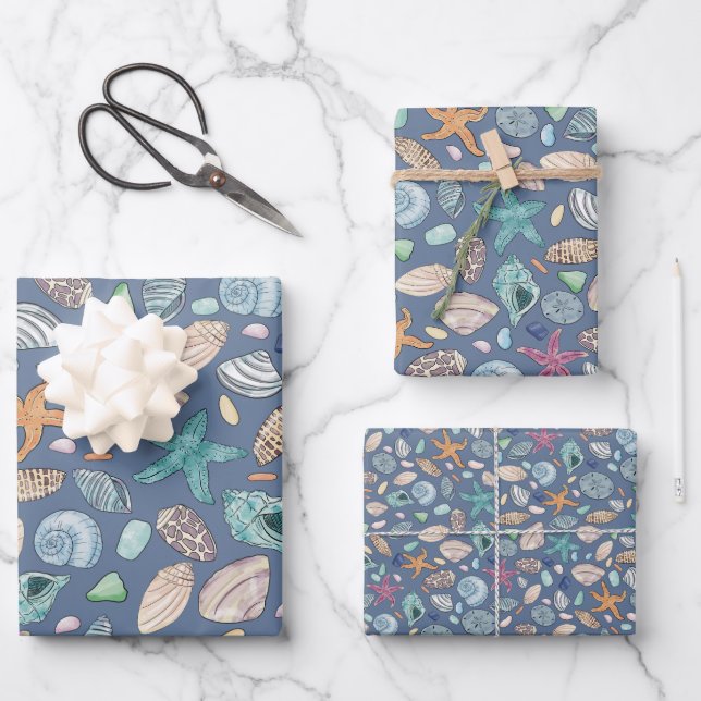 Seaside Paper Set of 3 (Front)