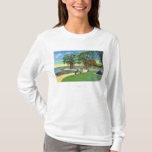 Seaside Park View of the Seawall Walk T-Shirt
