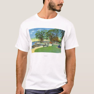 Seaside Park View of the Seawall Walk T-Shirt