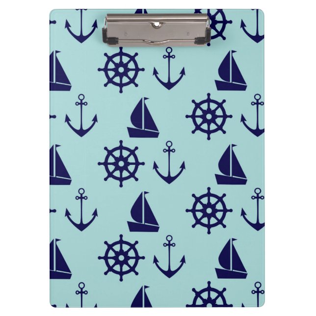 Seaside Pattern Clipboard (Front)