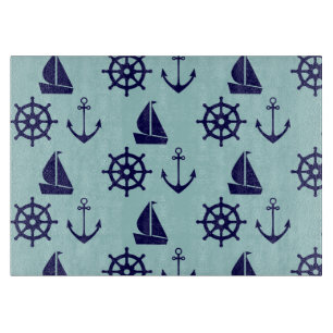 Seaside Pattern Cutting Board