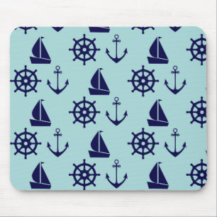 Seaside Pattern Mouse Mat
