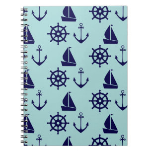 Seaside Pattern Notebook