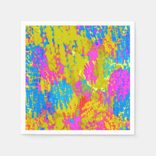 Seaside Random Splatter Napkin