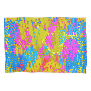 Seaside Random Splatter Pillowcase