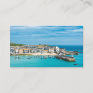 Seaside resort of St. Ives, Cornwall, UK Business Card