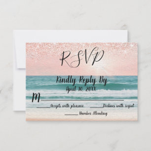 Seaside Romance: Elegant Beach Wedding RSVP