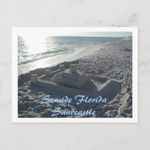 Seaside Sandcastle Postcard