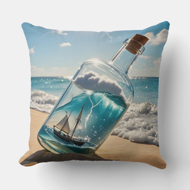 Seaside Serenity Bottle Cushion (Front)