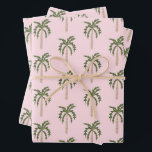 Seaside Soiree Palm Trees Pink Cute CUSTOM Wrapping Paper Sheet<br><div class="desc">Custom wrapping paper! Hand made art for you! Perfect for a seaside beachy bridal shower, bachelorette party, engagement party, or birthday. FULLY CUSTOMIZABLE! THANK YOU FOR SUPPORTING INDEPENDENT ARTISTS! All artwork and designs are created by me. I love to draw and paint! Thanks for shopping with me and supporting my...</div>