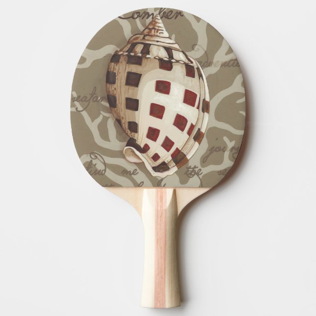 Seaside Sonnet I Ping Pong Paddle (Front)