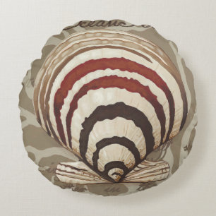 Seaside Sonnet II Round Cushion
